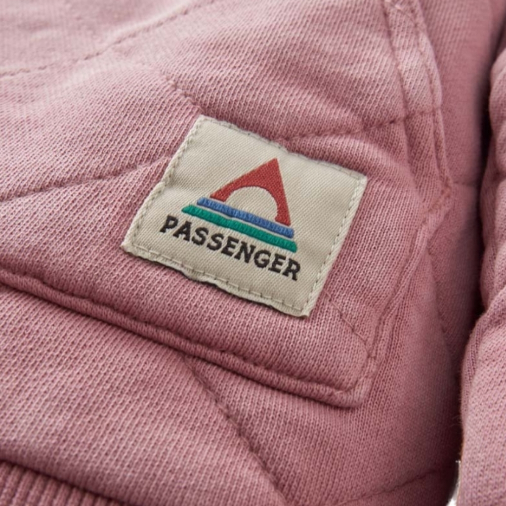 Quilted Hooded Jacket - Dusty Pink - Picture 3 of 10